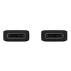 Samsung - Adatkábel (EP-DA705BBEGWW) - USB-C to Type-C Gyors Töltés 3A, 1m - Fekete (Csomagolás nélküli) - 1. kép