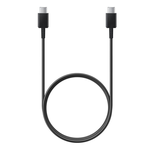 Samsung - Adatkábel (EP-DA705BBEGWW) - USB-C to Type-C Gyors Töltés 3A, 1m - Fekete (Csomagolás nélküli)