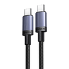 Ugreen L532 Type-C USB kábel, 1m, Szürke - 0. kép