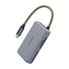 USB-C Kártyaolvasó Ugreen CM868 2xSD 1xTF 170Mbps (Szürke),