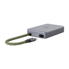 USB-C Kártyaolvasó Ugreen CM868 2xSD 1xTF 170Mbps (Szürke), - 3. kép