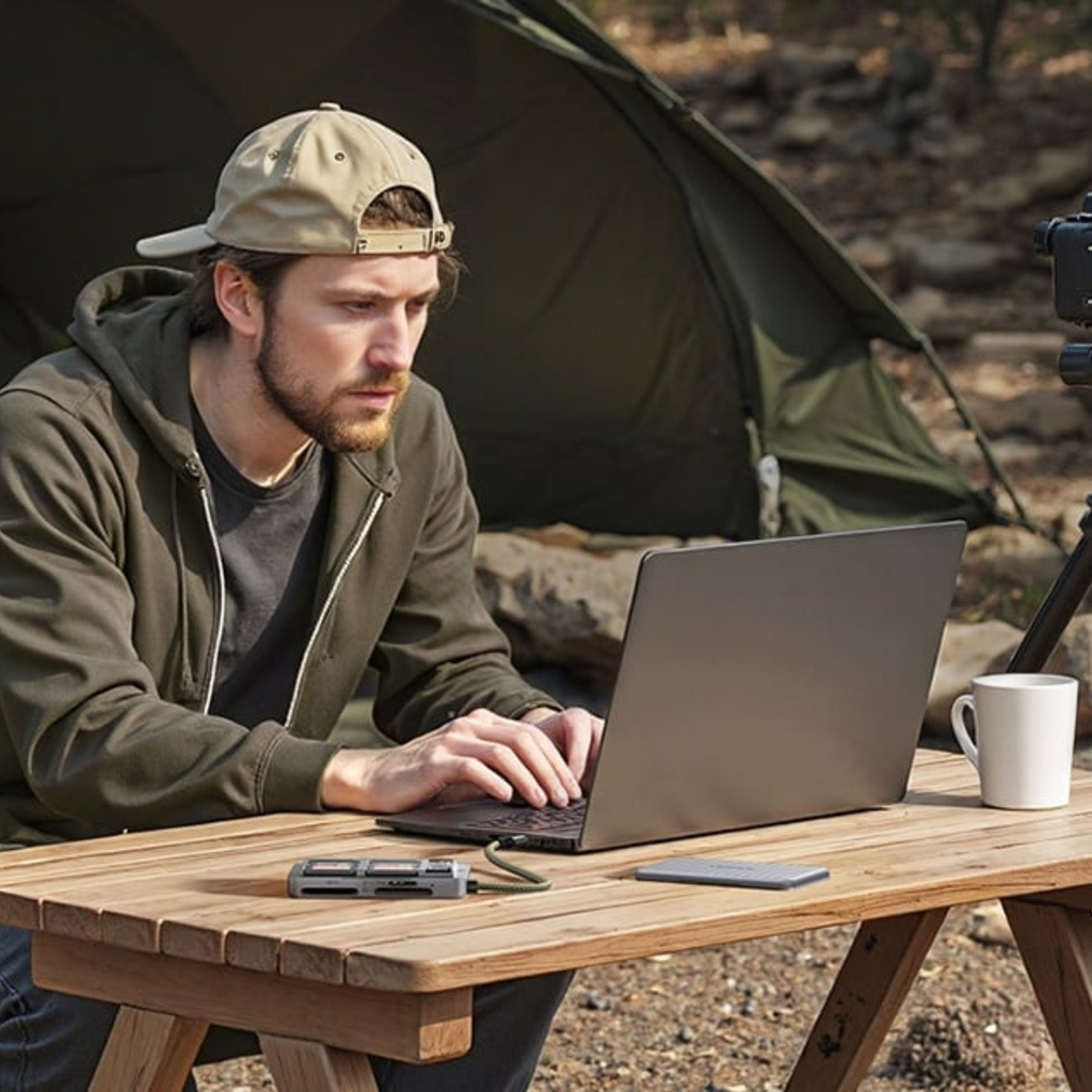 USB-C Kártyaolvasó Ugreen CM868 2xSD 1xTF 170Mbps (Szürke), - 6