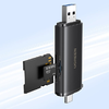 Ugreen CM803 USB-C/USB-A 2 az 1-ben kártyaolvasó, SD+TF 312MB/s - 0. kép