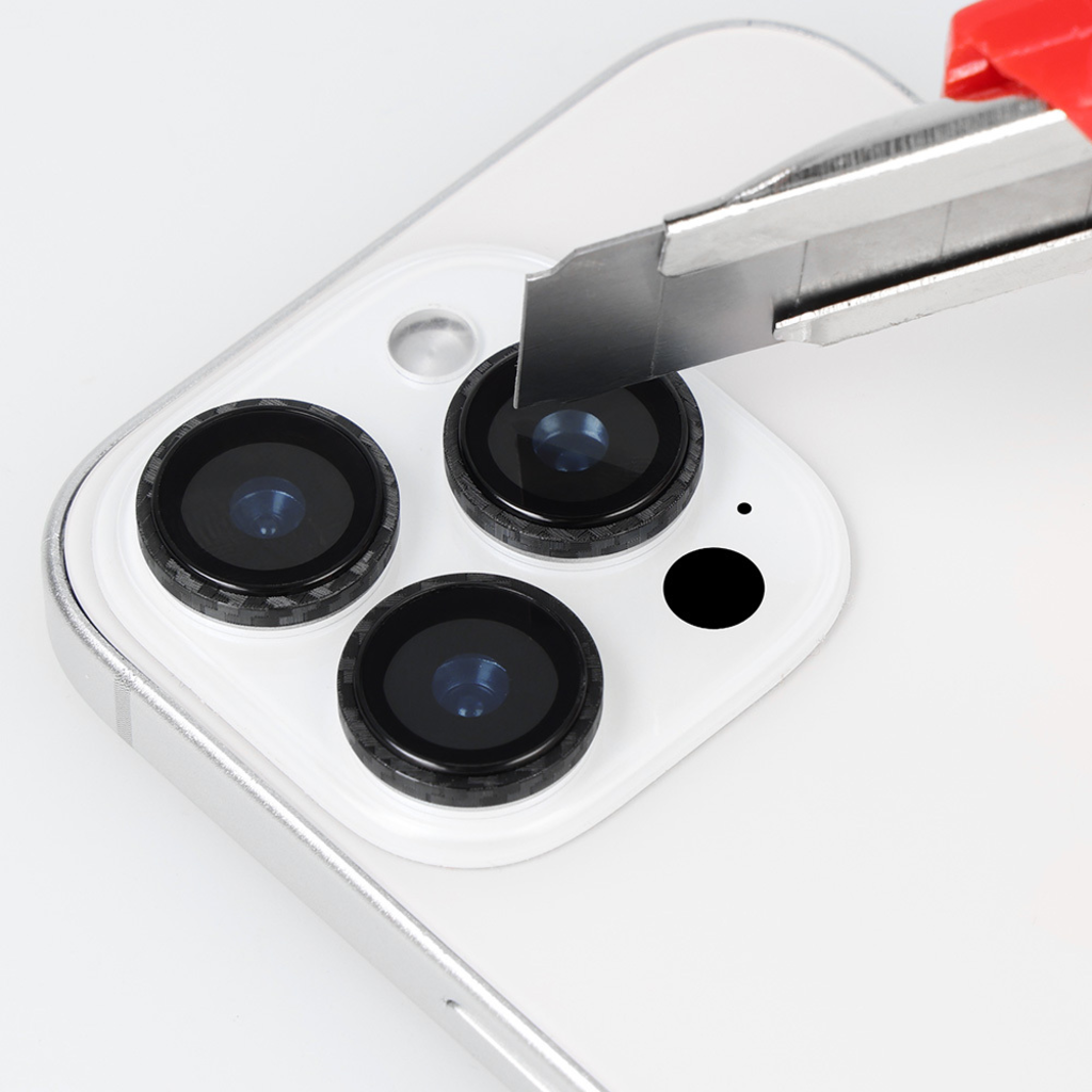 Tel Protect 3D Lencsevédő Üvegfólia Aramid Sorozat iPhone 13/13 Mini kamerára (2 darab lencse) üvegfólia - 8