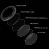 Tempered glass Tel Protect Titanium Lens 99% AR Aramid Series on camera for Iphone 16 Pro/16 Pro Max (lens 3 pcs) - 3. kép