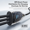USB-C to 3 x USB-C Kábel Baseus Flash Series III 3in1, 100W, 5A, 1.5m, Fekete P10377503111-00 - 2. kép