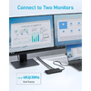 USB-C Hub Anker, 1 x USB-A 3.0 - 2 x USB-A - 3 x USB-C - 2 x HDMI - 1 x RJ45 - 1 x SD, Fekete A83A2G11 - 1. kép