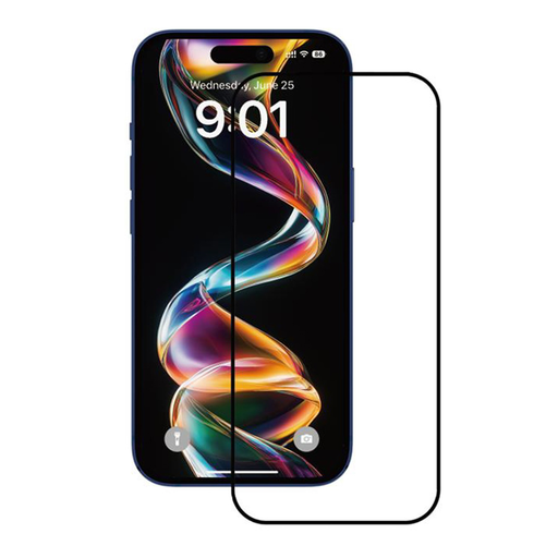 iPhone 15 Pro Fekete ANANK - 2.5D Full Glass képernyővédő üvegfólia iPhone 15 Pro Fekete ANANK - 2.5D Full Glass képernyővédő üvegfólia