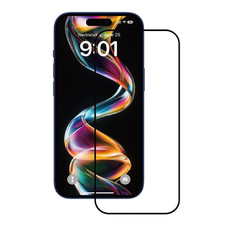 iPhone 15 Fekete ANANK 2.5D Teljes Kijelzővédő Üvegfólia üvegfólia
