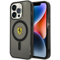 iPhone 14 Pro Ferrari Translucent Magsafe fekete tok