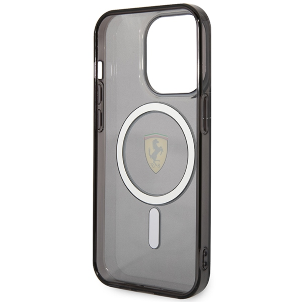 iPhone 14 Pro Ferrari Translucent Magsafe fekete tok - 7