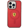 iPhone 14 Pro kemény tok Ferrari Translucent Magsafe piros - 1. kép