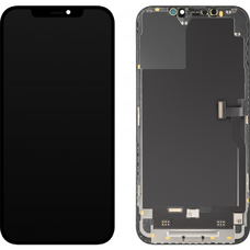 LCD Kijelző Modul MP Apple iPhone 12 Pro Max készülékhez, Soft OLED FHD IC Mozgatható Verzió, Utángyártott, Fekete