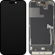 LCD Kijelző Modul MP Apple iPhone 14 Pro-hoz, Soft OLED FHD 120Hz Diagnosztikai Verzió, Utángyártott, Fekete