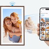Arzopa D156 digitális képkeret (sötétbarna) 15,6