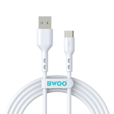 Type-C BWOO 3A kábel BO-X172C USB-A-USB-C 1m fehér