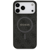 iPhone 17 Pro Max Guess 4G Ring Classic Logo MagSafe tok fekete - 1. kép