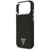 iPhone 17 Pro Max Guess Glitter Triangle Logo MagSafe fekete tok - 4. kép