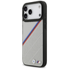 iPhone 17 Pro Max BMW M Tricolor Metal Logo MagSafe szürke tok, - 0. kép