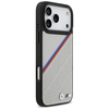 iPhone 17 Pro Max BMW M Tricolor Metal Logo MagSafe szürke tok, - 2. kép
