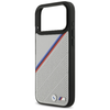 iPhone 17 Pro Max BMW M Tricolor Metal Logo MagSafe szürke tok, - 4. kép