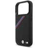 iPhone 17 Pro BMW M Tricolor Metal Logo MagSafe tok fekete - 3. kép