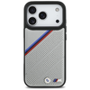 iPhone 17 Pro BMW M Tricolor Metal Logo MagSafe tok szürke - 1. kép