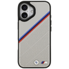 iPhone 17 BMW M Tricolor Metal Logo MagSafe tok szürke - 1. kép