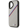 iPhone 17 BMW M Tricolor Metal Logo MagSafe tok szürke - 4. kép