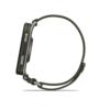 GARMIN Venu X1 moss titanium, moss comfortfit nylon band - 4. kép