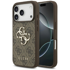 iPhone 17 Pro tok Guess 4G Big Logo barna tok