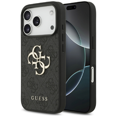 iPhone 17 Pro Guess 4G Nagy Logós fekete tok