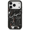iPhone 17 Pro Karl Lagerfeld Grained Pattern & Logo MagSafe tok fekete - 1. kép