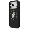 iPhone 17 Pro Max Karl Lagerfeld Silicone Karl&Choupette Ring MagSafe tok fekete - 0. kép