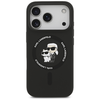 iPhone 17 Pro Max Karl Lagerfeld Silicone Karl&Choupette Ring MagSafe tok fekete - 1. kép