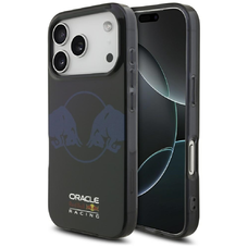 iPhone 17 Pro Red Bull IML Transparent Two Bulls MagSafe tok sötétkék