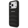 iPhone 17 Pro AMG bőr dombornyomott vonalas logó tok fekete - 1. kép