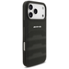 iPhone 17 Pro Max AMG bőr mélynyomott vonal dizájnos fekete tok - 4. kép