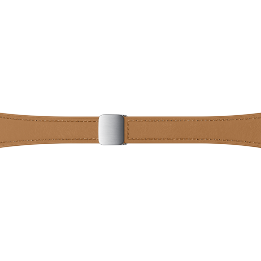 ET-SHR93SDE Samsung Galaxy Watch 6/6 Classic D-Buckle bőrszíj (Vegán) S/M Camel