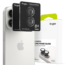 iPhone 17 Ringke kamera védőkeret 2-csomag fekete üvegfólia