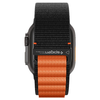 Apple Watch 6 / 7 / 8 / 9 / 10 / Se / Ultra 1 / 2 (44 / 45 / 46 / 49 mm) Spigen Wbf1 szíj fekete/narancs - 3. kép