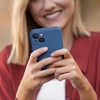 iPhone 17 Pro szilikon tok (nagy lyuk) kék - 4. kép