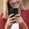 iPhone 17 Air tok, szilikon mágneses tok (nagy lyuk) fekete - 3. kép