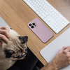 iPhone 17 szilikon Mag tok (nagy lyuk) kompatibilis MagSafe pink - 4. kép