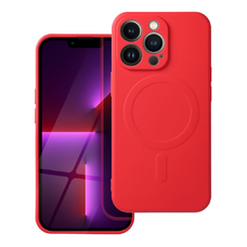iPhone 17 Pro Max szilikon Mag tok vörös