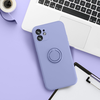 iPhone 17 Pro Max szilikon gyűrűs tok lila tok - 3. kép