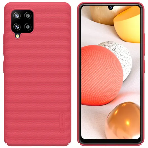 Nillkin Super Frosted Pro tok Samsung A42 piros