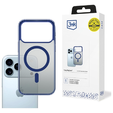iPhone 17 Pro Max tok 3MK Frosty MagCase kék tok