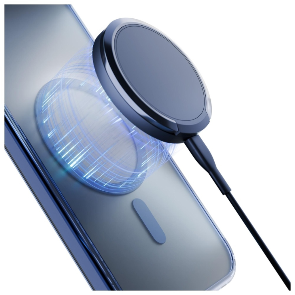 iPhone 17 Pro Max tok 3MK Frosty MagCase kék tok - 7