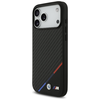 iPhone 17 Pro Max BMW M Carbon Tricolor Line MagSafe fekete tok - 0. kép